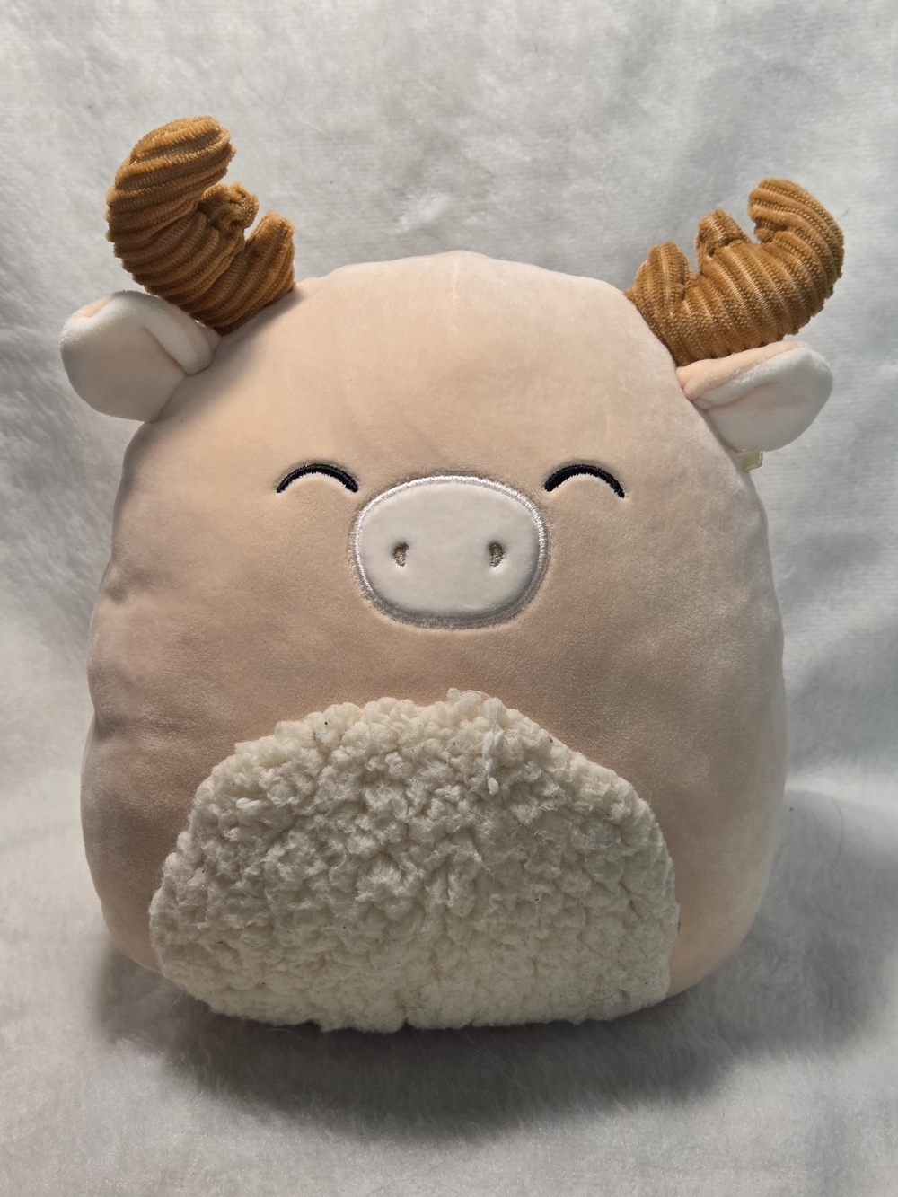 IKE Squishmallows 8" Tan Moose Fuzzy Belly Brown Horns Indigo Excl. NO HANGTAG